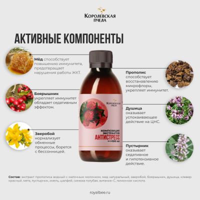 КОМПОЗИЦИЯ ЭКСТРАКТОВ "АНТИСТРЕСС", 100 мл